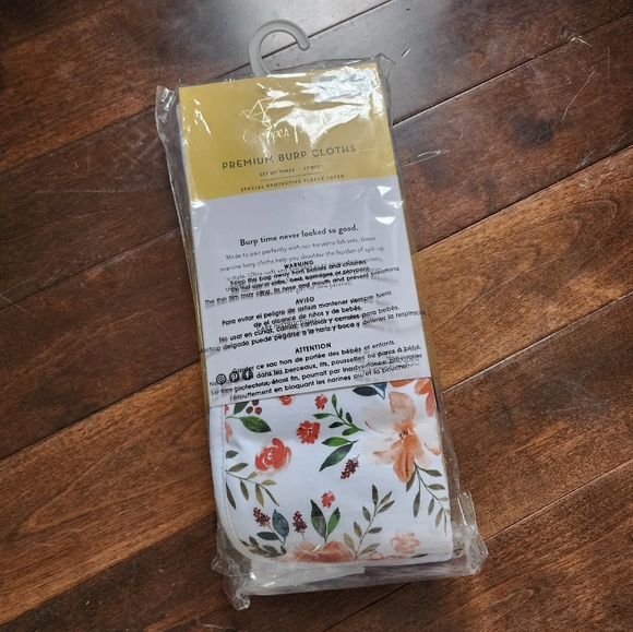 Copper Pearl Burp Cloths New - Picture 2 of 2